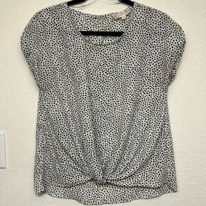 Pink Republic size S polka dots blouse